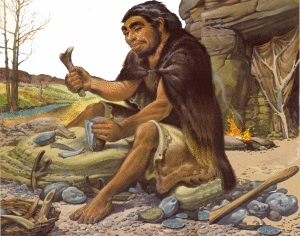 ABOVE: Despite unpopular belief, prehistoric humans did not have access to microwave ovens